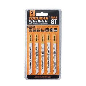 Lames de scie sauteuse Toolmak 8 TPI Cr-V pour la coupe du bois et du PVC, lot de 5 - Product Image 3