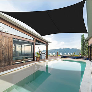 Voile <span class=keywords><strong>d</strong></span>'<span class=keywords><strong>ombrage</strong></span> et filet en HDPE noir pour patio et jardin avec un taux <span class=keywords><strong>d</strong></span>'<span class=keywords><strong>ombrage</strong></span> de 90% anti-UV, anneau en <span class=keywords><strong>D</strong></span>, <span class=keywords><strong>prix</strong></span> au mètre - Product Image 3