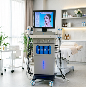 Appareil de beauté professionnel pour salon de spa, 18 en 1, hydrodermabrasion, lifting du visage, aqua peel, nettoyage du visage, jet d'oxygène, soin de la peau - Product Image 1