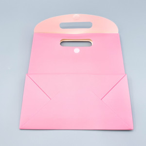 Sac à main en papier de luxe personnalisé avec ruban élégant sac cadeau à provisions pour magasin de vêtements ou logo d'exposition imprimé - Product Image 6