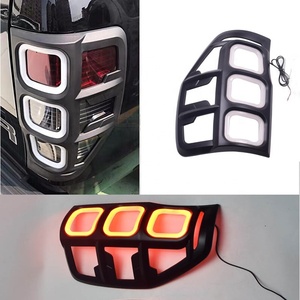 Accesorios LLevo Ranger, protector de luz trasera LED con luz de freno, cubiertas de lámpara trasera de 24V para Ford Rranger - Product Image 3