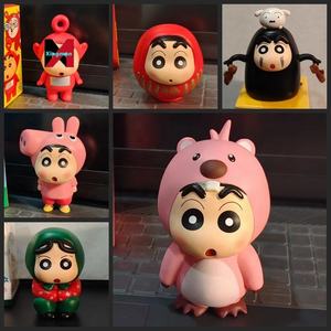 Crayon Shinchan Beaver Pig Lucky Egg Figura Anime Modelo Fortune Tema Decoración Regalo En Caja - Product Image 2