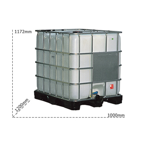 Tanque de polietileno Carvel 1000x1200x1172mm con palé de plástico, 1000lt - Product Image 2