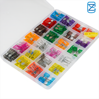 Kit d'assortiment de 300 mini-fusibles standard - 2A-40A avec extracteur de fusibles pour voiture, bateau, camion, SUV, automobile