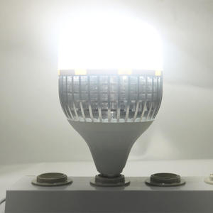 หลอดไฟ LED SMD 20W-60W T80/T100/T115/T125/T135 ขั้ว E27 พลาสติก ใช้ไฟ AC แสงใส 6000K ได้รับการรับรองมาตรฐาน RoHS CCC CE CRI สูง - Product Image 1