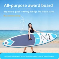 Planche de surf gonflable en PVC brossé épaissi, planche de paddle universelle SUP pour défi extrême