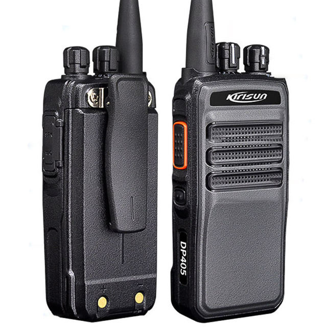 Kirisun DP405 Original 5W VHF 136-174MHz & UHF 350-470MHz Analog Digital Handheld Walkie Talkie Long Range DMR Two Way Radios