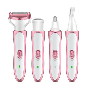 Juego de Recortadoras de Pelo Multifuncionales 4 en 1 de Acero Inoxidable Más Vendido, Afeitadora Eléctrica para Mujer, para Patillas y Cejas - Product Image 4