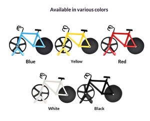 Coupe-<span class=keywords><strong>pizza</strong></span> à roue en acier inoxydable double, écologique, antiadhésif - Product Image 5