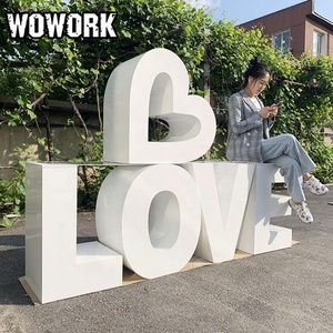 Letras Decorativas WOWORK 2026 para Bebés, Mesa Grande con Letras para Niños y Niñas, Decoración <span class=keywords><strong>de</strong></span> Fiesta <span class=keywords><strong>de</strong></span> Cumpleaños, Arco <span class=keywords><strong>de</strong></span> Letras LOVE <span class=keywords><strong>de</strong></span> Neón, Soporte para Fondo - Product Image 1