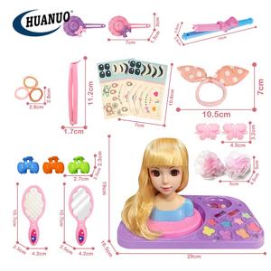 <span class=keywords><strong>Jouet</strong></span> de <span class=keywords><strong>coiffure</strong></span> de princesse, demi-corps de poupée, têtes de poupée pour enfants, ensemble de maquillage pour poupée - Product Image 2