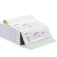 Papier autocopiant continu 5 feuillets 9,5x11 pouces multicolore pour tickets de pesée et usage en entrepôt
