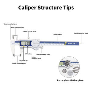 Shahe Nieuwe Ip67 Stof/Water Proof Elektronische Nonius Remklauw Digitale Remklauwen 0-150/200/300Mm Roestvrijstalen Remklauw Gereedschap - Product Image 4