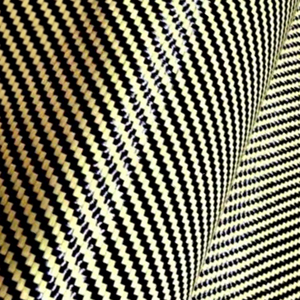 Tissu en aramide et carbone haute résistance à la température, noir et jaune, sergé, léger, pour bagages, voitures, jouets d'extérieur - Product Image 4