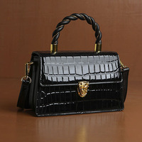 Sac à Main Femme en Cuir Véritable Motif Crocodile Luxe, Sac Bandoulière Croisé Haute Qualité avec Design ODM Unique, Nouvelle Mode
