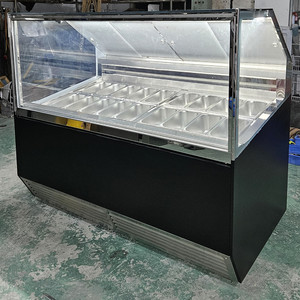 Ice Cream Ngâm Tủ/Ice Cream Hiển Thị <span class=keywords><strong>Showcase</strong></span> Tủ Đông Lạnh Sâu CE Giấy Chứng Nhận - Product Image 4