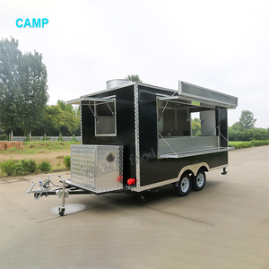 Remolques de Comida Rápida de 16 Pies Totalmente Equipados, Food Truck con Cocina Completa, Carros de Comida Móviles para Doner <span class=keywords><strong>Kebab</strong></span> en Venta - Product Image 2