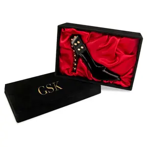 Embalaje personalizado de cajas de zapatos de sandalia de tacón alto para mujer
