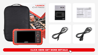 Herramienta de Diagnóstico Launch Creader Crp123x 2.0 Crp123e Crp123 X Lector de Códigos Obd2 Escáner para Todos los Coches