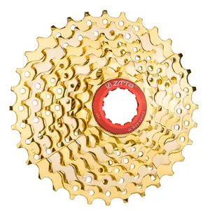 Goldene Farbe MTB Fahrrad 8S 11-32T Kassette Gold Schwungrad hintere Kassette