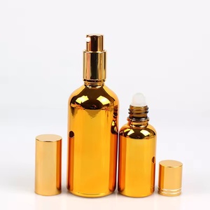 Botella de goteo chapada en oro de lujo Spray de perfume vacío de alta calidad y tanque de suero para rímel <span class=keywords><strong>Precio</strong></span> de fábrica - Product Image 4