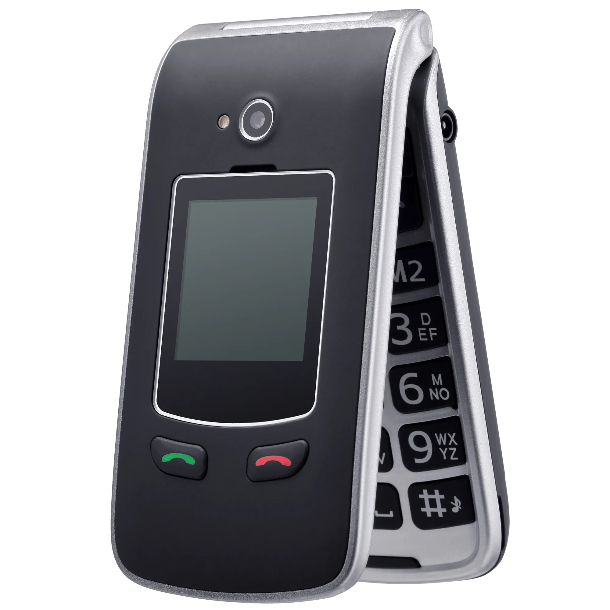 Nieuwe Model D311-PLUS 2.4 Inch Kleine Flip Mobiele Telefoons Ontgrendeld Mobiele