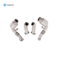 Tuyau catalytique avant et collecteur d'échappement en acier inoxydable isolé YT, pièces de rechange pour BMW M5 G90 4.4T