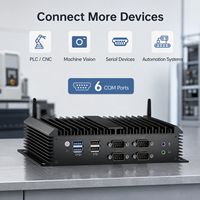 PC Industrial en Caja, Sin Ventilador, 2 COM, 6 COM, RS232, RS422, RS485, 4 USB 3.0, Intel 11va Gen Core I5/I7, Compatible con Módulo 4G