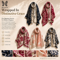 Écharpe Châle Épaisse et Chaude Tendance pour Femme, Grande Écharpe Couverture Douce Multi-Usages avec Bord Frangé, Vente en Gros Hiver