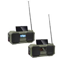 Haute qualité AM FM diffusion multibande survie Woofer antenne stéréo marine alarme SOS d'urgence haut-parleur Rechargeable Radio