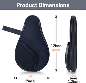 Échantillon gratuit, fabrication directe, sac de protection pour le tennis de table personnalisé, imperméable, sac de pickleball portable pour unisexe - Product Image 6
