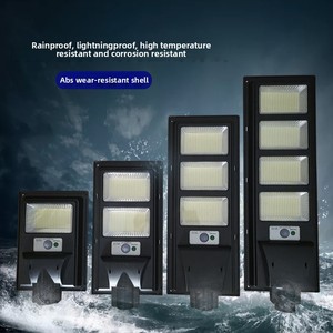 Kinh Tế 600W LED năng lượng mặt trời ánh sáng đường phố 16h Độ sáng cao 12000lm IP65 từ xa + cảm biến chuyển động ánh sáng đường với bảo hành 3 năm - Product Image 3