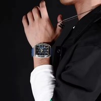Montre à quartz pour homme NAVFORCE, montre de sport de luxe pour homme, originale, étanche 5ATM, montre-bracelet lumineuse avec date, Reloj 6101