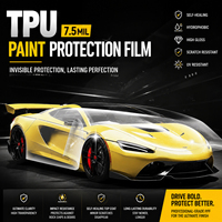 Film TPU PPF finition brillante auto-réparant, protection de peinture anti-rayures, film de protection pour voiture
