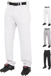 Pantalon de baseball unisexe personnalisé Tontons Factory, pantalon de sport à bas ouvert, longueur intégrale, polyester, séchage rapide, respirant pour plus de confort - Product Image 4