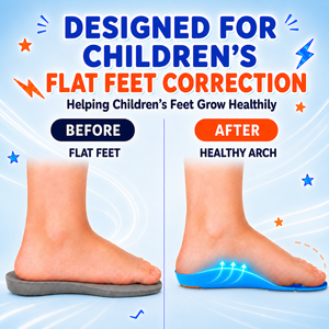 Solette Ortopediche Personalizzate in PU per Bambini, Traspiranti, per Correzione Piede Piatto e Valgo, Design a Otto Caratteri, per Gambe a O - Product Image 2