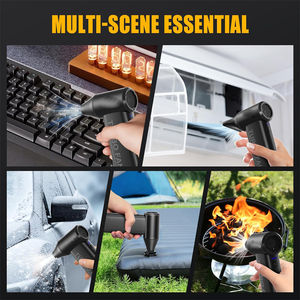 Ventilateur turbo soufflé violent Mini ventilateur à jet portable à 3 vitesses Ventilateur turbo sans fil sans balais pour voiture - Product Image 2