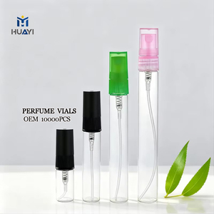 Vente en gros de flacons de parfum cylindriques miniatures de 3 ml, 5 ml, 10 ml, petits flacons en verre <span class=keywords><strong>avec</strong></span> intérieur vide pour échantillon de parfum, test d'échantillon - Product Image 1