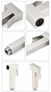 Stainless Steel <b>Hand</b> Held Bidet <b>Sprayer</b> Toilet Square Nozzle Bidet Toilet - Product Image 6