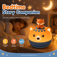 Machine à histoires pour enfants avec figurines parlantes et boîte magnétique, stimule l'imagination, compagnon de conte de fées