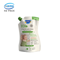 Emballage liquide en poche souple personnalisée, forme spéciale, anti-humidité, avec bec verseur, pour lessive et produits de nettoyage