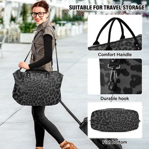 Wholesale Large Capacity New Styles Customs logo Fashion 2 Set Travel Bag Storage Bag Duffel Travel Bag Duffel Gym - Product Image 6