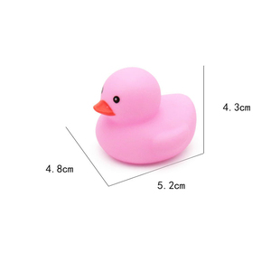 Bán Buôn Mini Đồng Bằng Thiết Kế 2.5 Inch 5.2Cm Cao Su Đầy Màu Sắc Số Lượng Lớn Tắm Tắm Vịt Cao Su Vịt Đồ Chơi Cho Bán Hàng Tự Động Viên Nang Máy - Product Image 3
