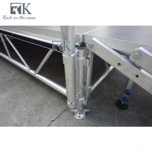 Escenario con faldas Pata de escenario de aluminio ajustable de carga fuerte de seguridad - Product Image 6