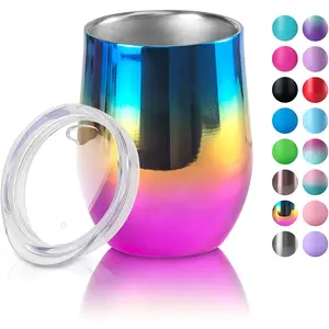 11oz double wall stainless steel mug insulated 12oz vacuum tumbler with lid color changing cups in bulk