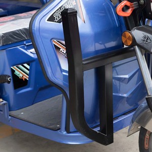 Nuevo Triciclo Eléctrico Plegable Convertible 2026 para 3 Pasajeros, Trimoto de Carga para Viajes Familiares de Adultos con Gran Cabina de Almacenamiento - Product Image 5