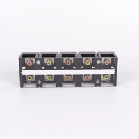 Bloque de Terminales Fijo de Alta Corriente TC STB-1005, Caja de Distribución con Conexión por Tornillo, Bloque de Terminales de 5 Polos, 100A, 600V, Conector de Cables