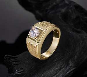 Men Wide Bezel Set Solitaire Moissanite <b>Ring</b> S925 Sterling Silver Male Wedding Promise Band Fashion <b>Finger</b> Jewelry Gift - Product Image 6