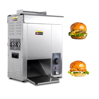 Tostadora de Pan para Hamburguesas que Ahorra Trabajo / Maquinaria para Hacer Pan de Hamburguesa / Tostadora de Pan para Hamburguesas
