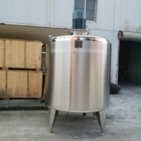 Pâte alimentaire industrielle Chauffage électrique à la vapeur Réservoir de mélange 1000 5000 litres Plein acier inoxydable Eau Lait Stockage Moteur Liquide